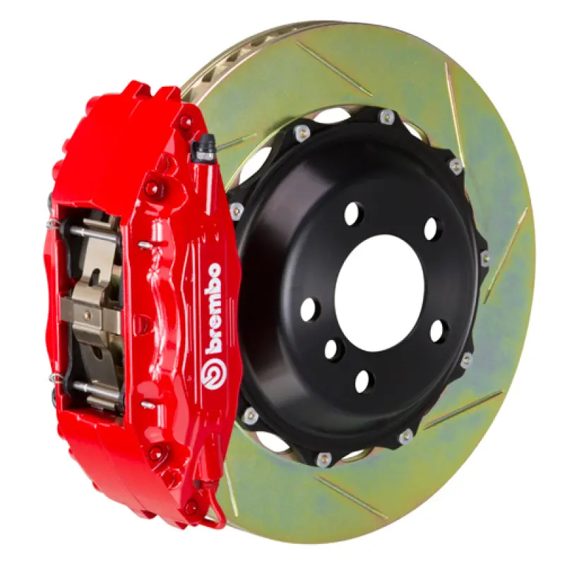 Brembo Gt Big Brake Kit For 1993–1995 Mazda Rx-7 – Front, 4-Piston Calipers With Slotted 332X32Mm Rotors 1