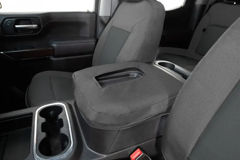 Covercraft 21-24 Ford F150 Endura Precisionfit Custom Front Row Seat Covers - Silver/Charcoal 1
