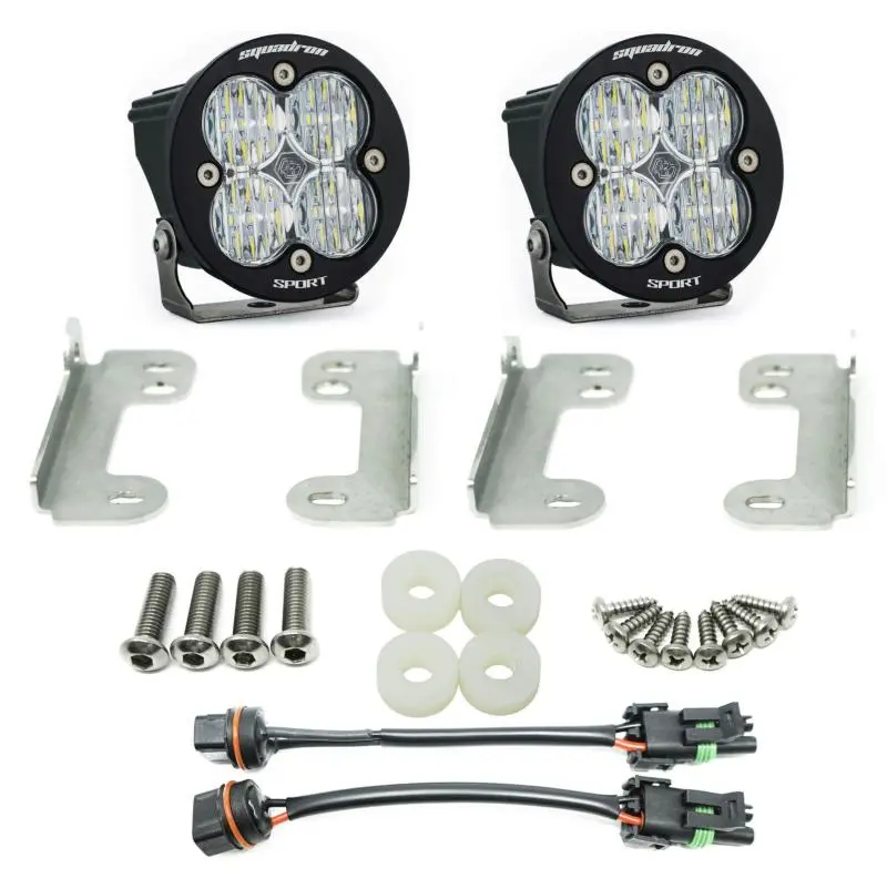 Baja Designs Squadron R Sport Fog Light Kit For 2018 Jeep Wrangler Jl Sahara 1