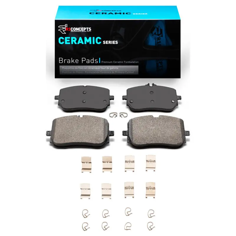 R1 Ceramic Brake Pad & Hardware Kit For 2019–2026 Mercedes-Benz A220 Front Axle 1