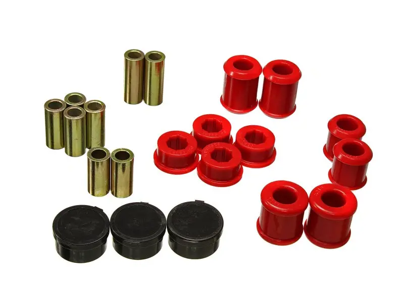 Energy Suspension Red Polyurethane Rear Control Arm Bushing Kit For 1993–1998 Toyota Supra 1
