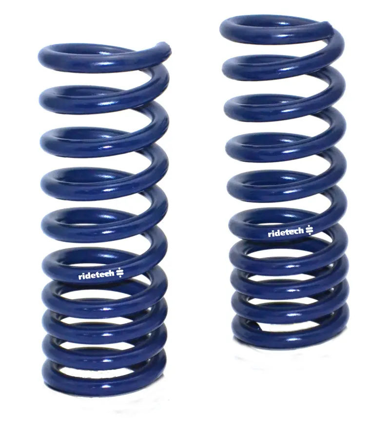 Ridetech Streetgrip Dual-Rate Lowering Coil Springs For 1967–1970 Ford Mustang With Small-Block V8 – Front Pair 1