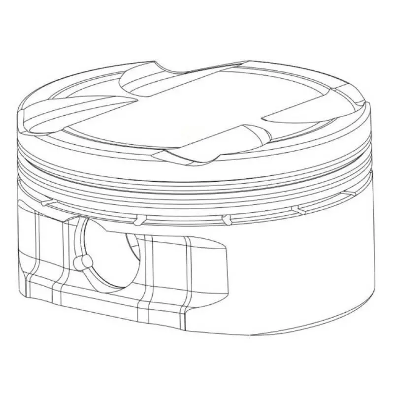 Cp Pistons & Rings For Nissan Rb25Det – 87Mm Bore, +1.0Mm Overbore, 9.0:1 Compression Ratio (Single Piston) 1